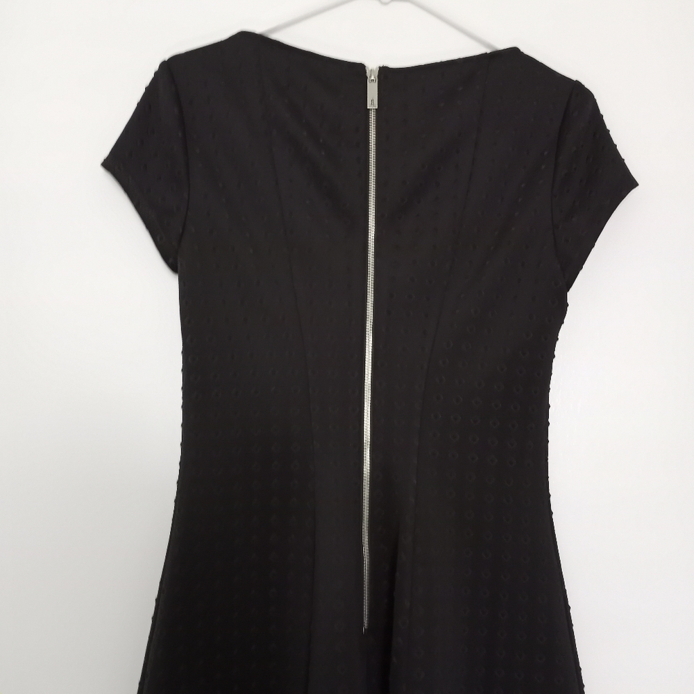 Ted Baker Black Short-Sleeve A-Line Mini Dress - Picture 8 of 12